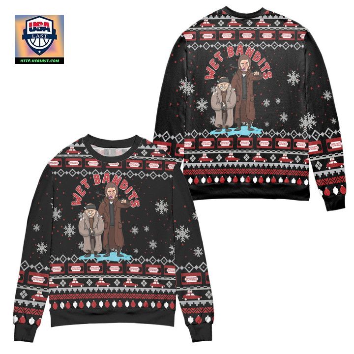 Wet Bandits Home Alone Ugly Christmas Sweater ? Usalast