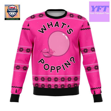 Whats Poppin Meme 2022 Design 3d Ugly Christmas Sweater ? Usalast
