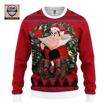 White Rabbit Queen Alice In Wonderland Noel Mc Ugly Christmas Sweater Thanksgiving Gift ? Usalast