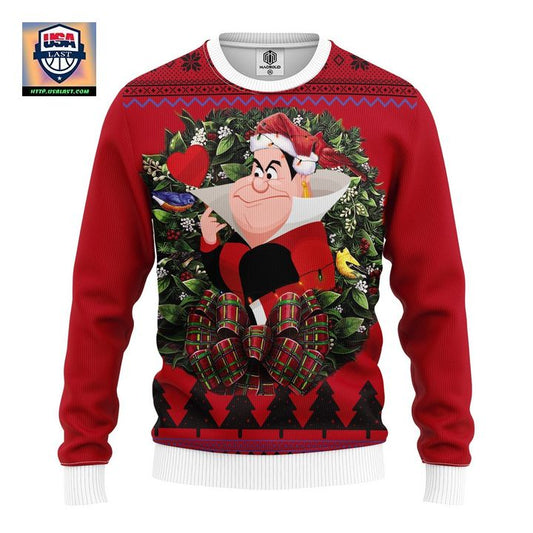 White Rabbit Queen Alice In Wonderland Noel Mc Ugly Christmas Sweater Thanksgiving Gift ? Usalast