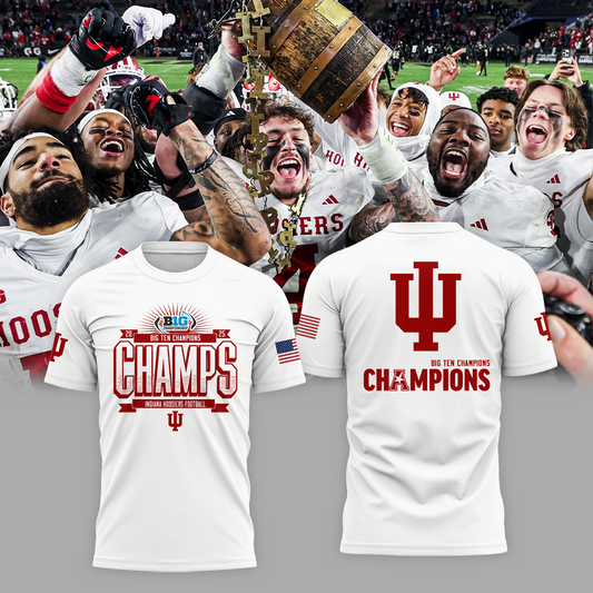 Indiana Football - We are Champions 2025 Tshirt | RW67 Moonbestprint
