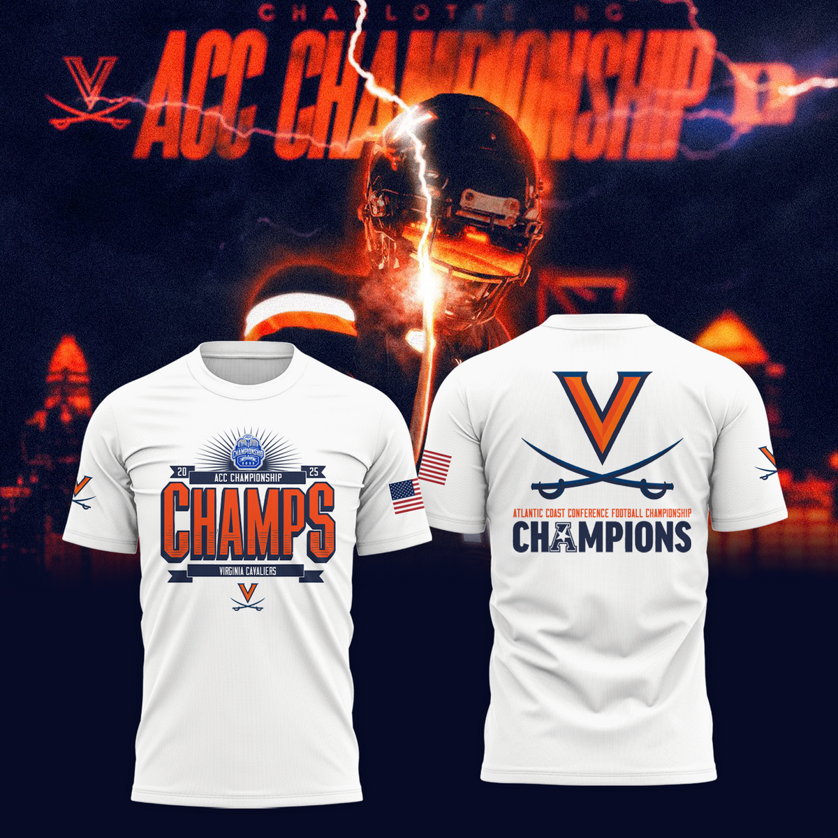 Virginia Cavaliers - We are champions 2025 TShirt | ZE19 Moonbestprint