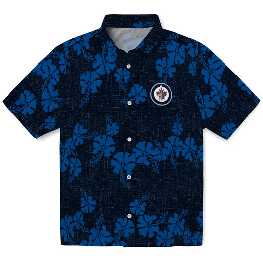Winnipeg Jets Hawaiian Shirt - 50th State Flower | Moonbestprint