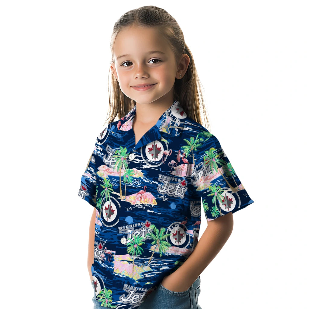 Winnipeg Jets Flamingo Retreat 2026 Hawaiian Shirt – Moonbestprint