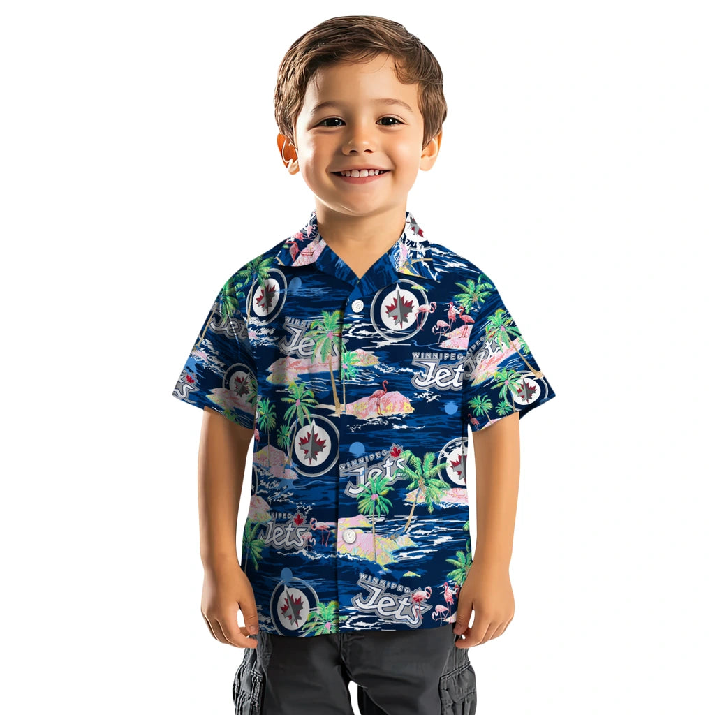 Winnipeg Jets Flamingo Retreat 2026 Hawaiian Shirt – Moonbestprint
