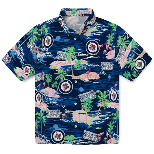Winnipeg Jets Hawaiian Shirt - Hawaii Island | Moonbestprint