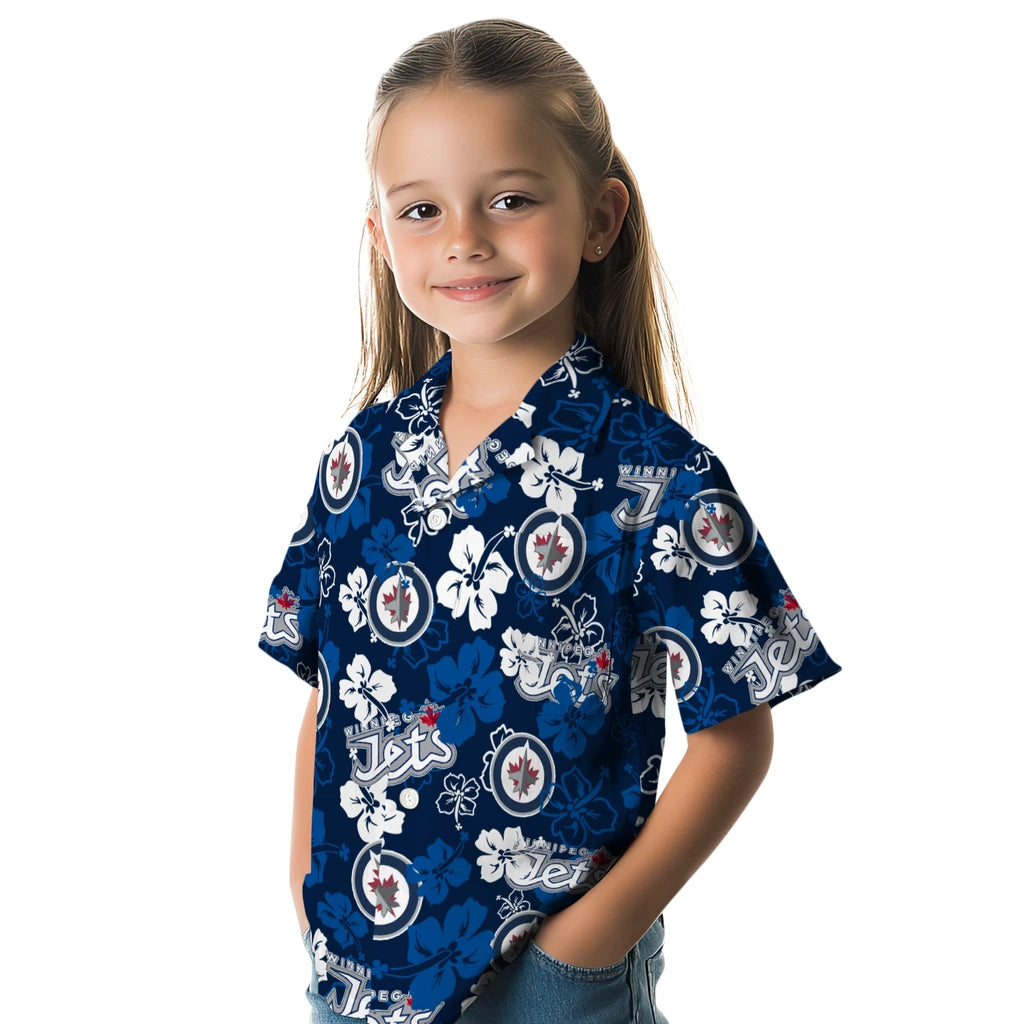Winnipeg Jets Hibiscus Bloom Hawaiian Shirt – Moonbestprint