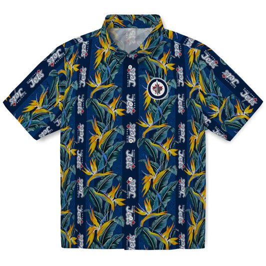 Winnipeg Jets Hawaiian Shirt - Paradise Vines | Moonbestprint