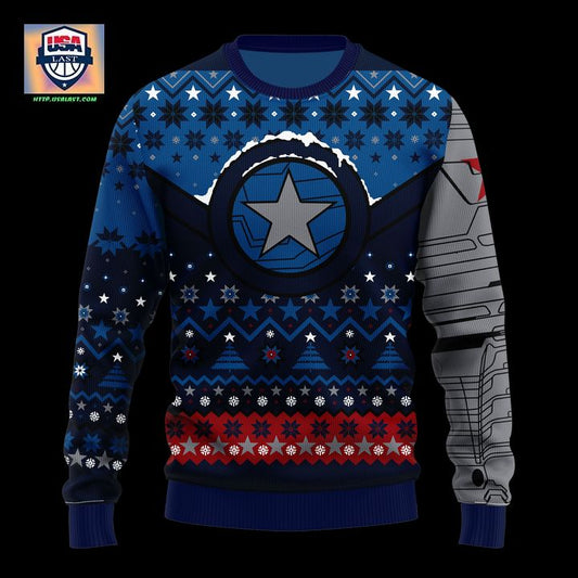 Winter Soldier Ugly Christmas Sweater Xmas Gift ? Usalast