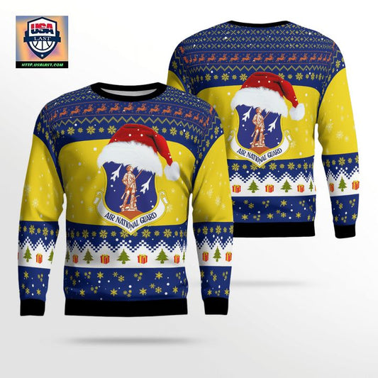 Wisconsin Air National Guard Christmas AOP Sweater ? Usalast