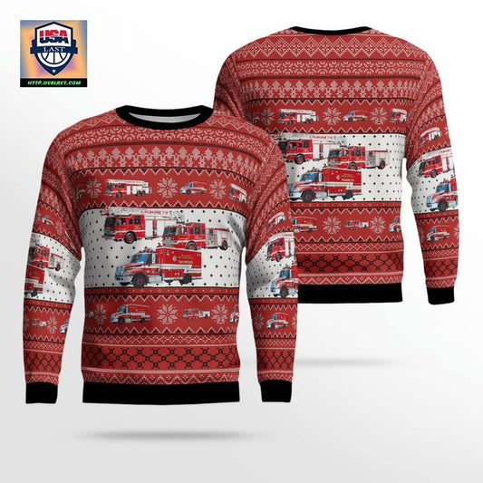 Wisconsin Milwaukee Fire Department Christmas Sweater 3D ? Usalast