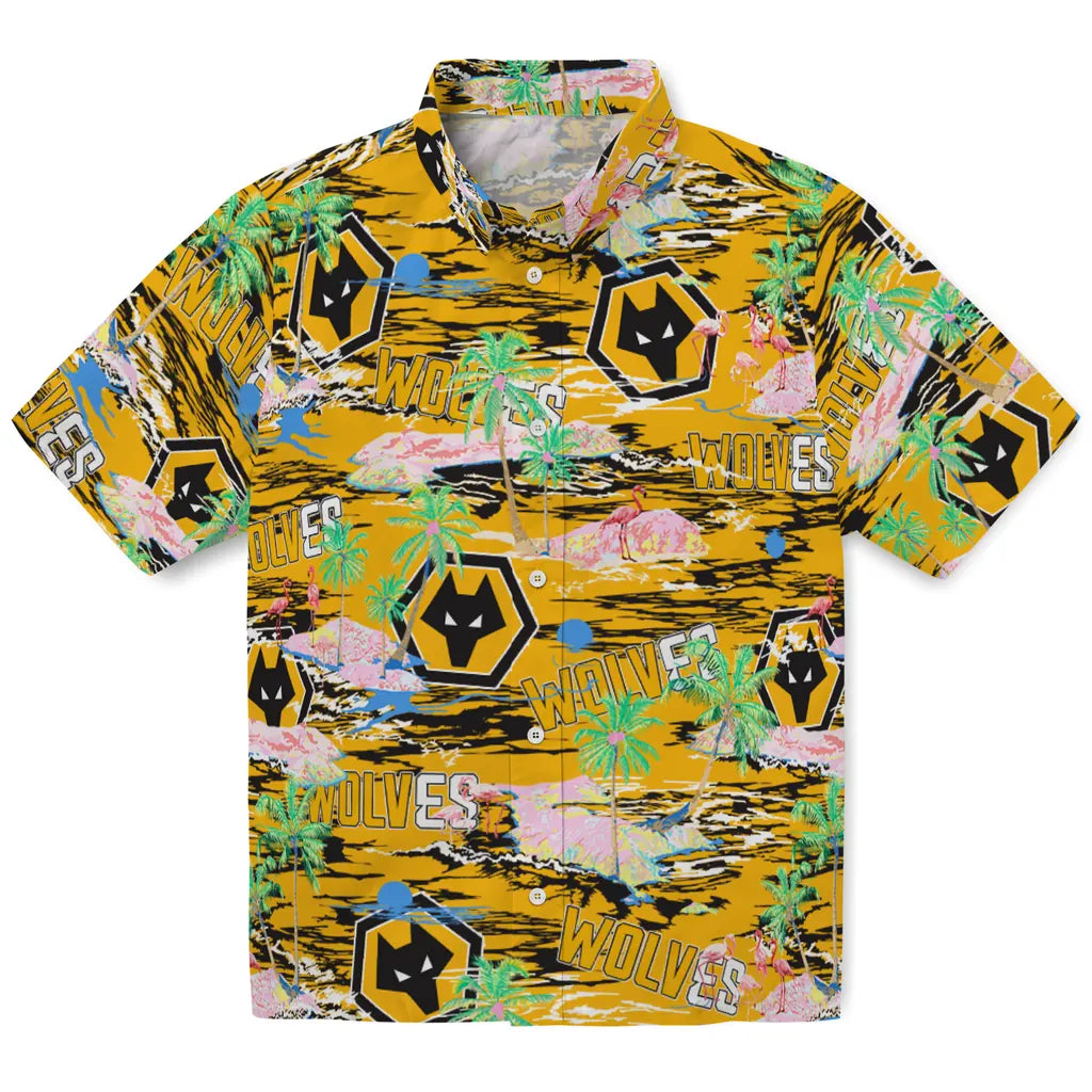 Wolverhampton Wanderers Flamingo Retreat 2026 Hawaiian Shirt – Moonbestprint