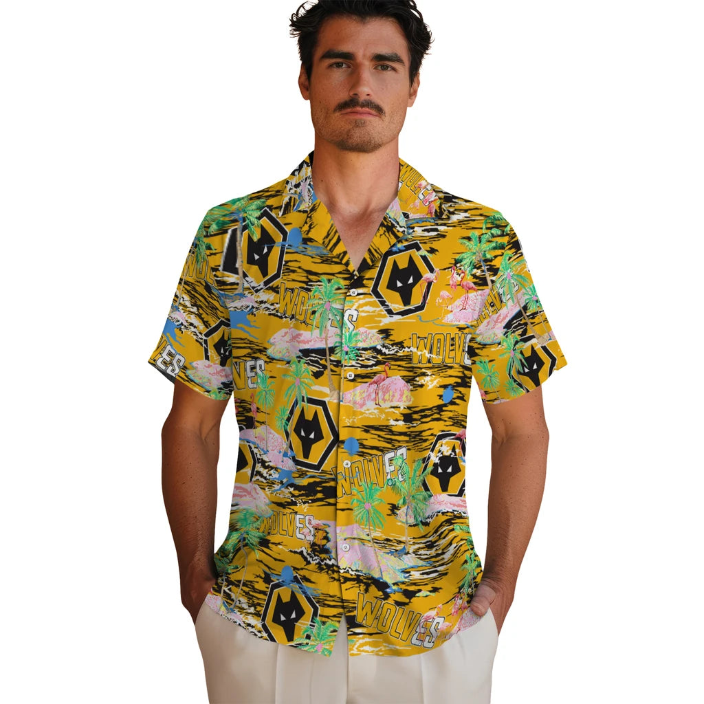 Wolverhampton Wanderers Flamingo Retreat 2026 Hawaiian Shirt – Moonbestprint