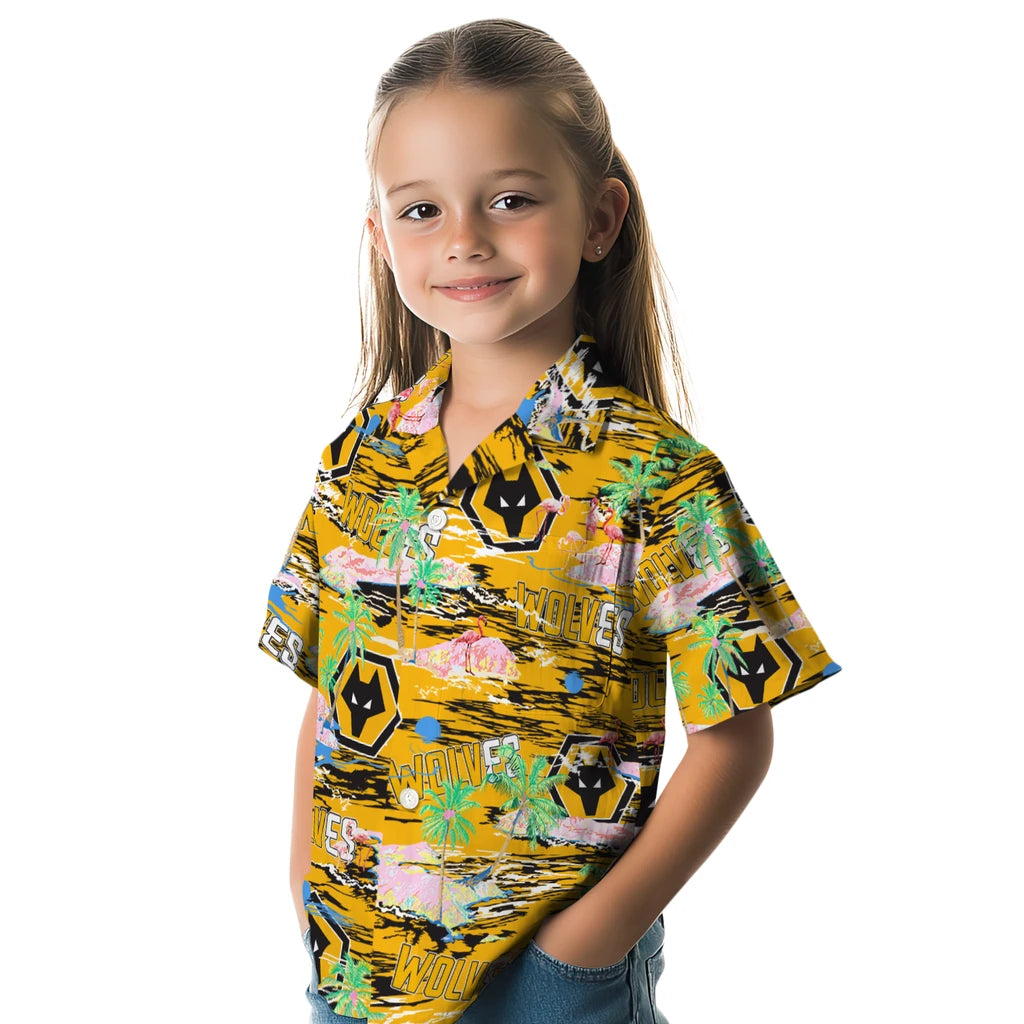 Wolverhampton Wanderers Flamingo Retreat 2026 Hawaiian Shirt – Moonbestprint
