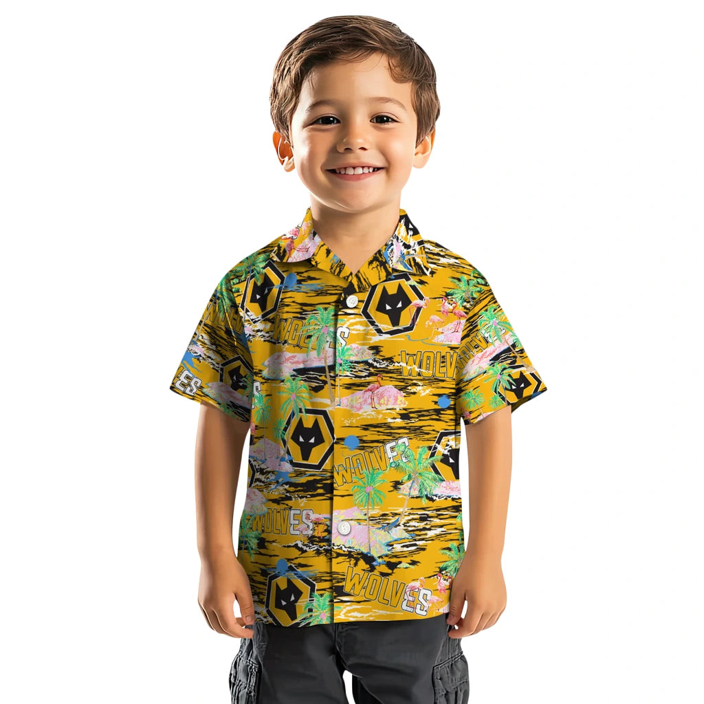 Wolverhampton Wanderers Flamingo Retreat 2026 Hawaiian Shirt – Moonbestprint