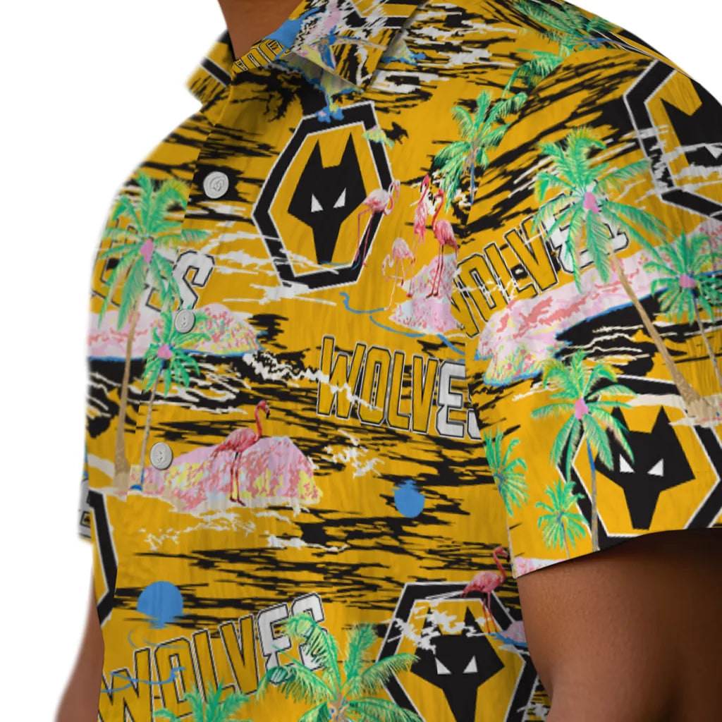 Wolverhampton Wanderers Flamingo Retreat 2026 Hawaiian Shirt – Moonbestprint