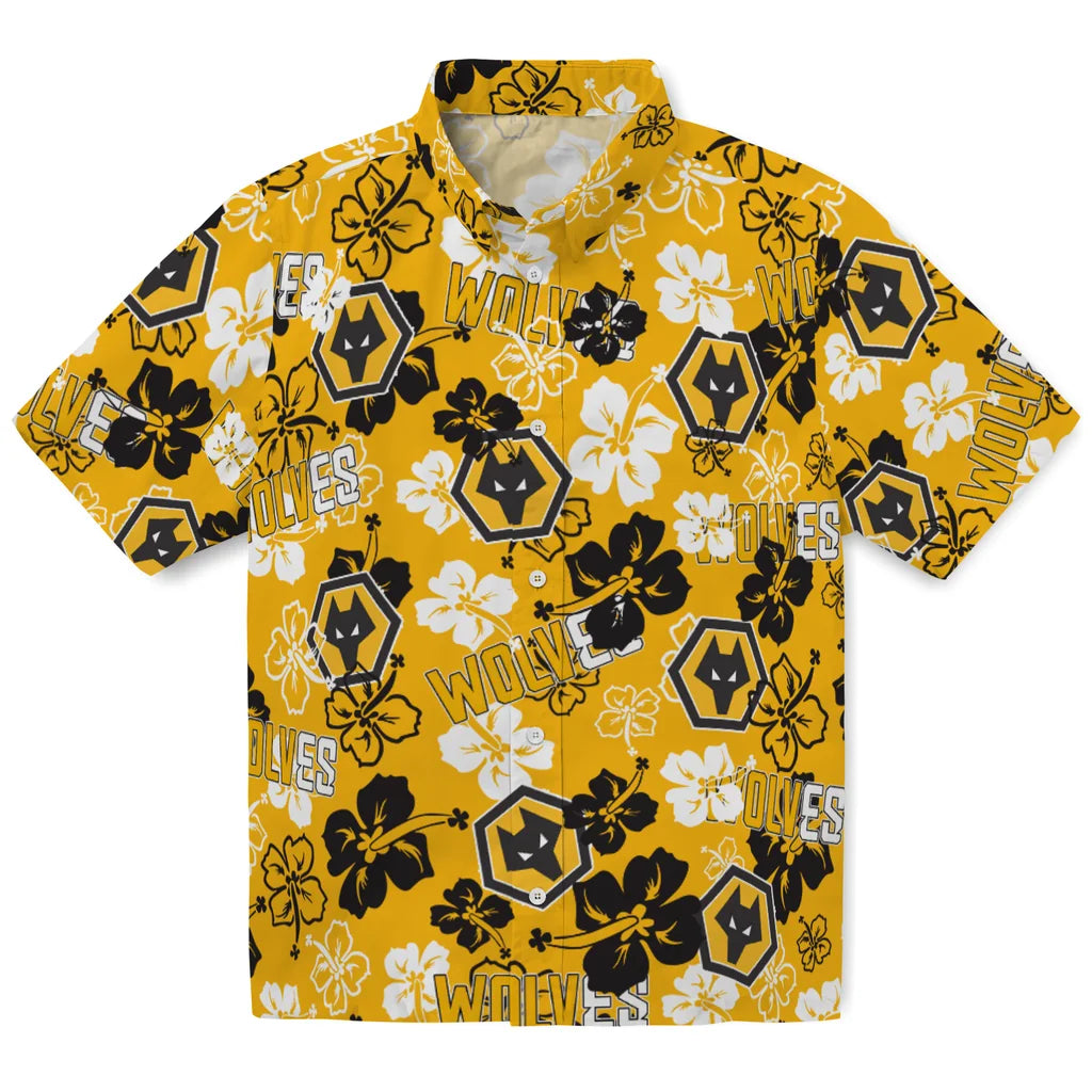 Wolverhampton Wanderers Hibiscus Bloom Hawaiian Shirt – Moonbestprint