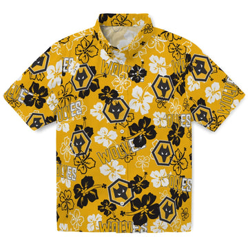 Wolverhampton Wanderers Hibiscus Bloom Hawaiian Shirt – Moonbestprint