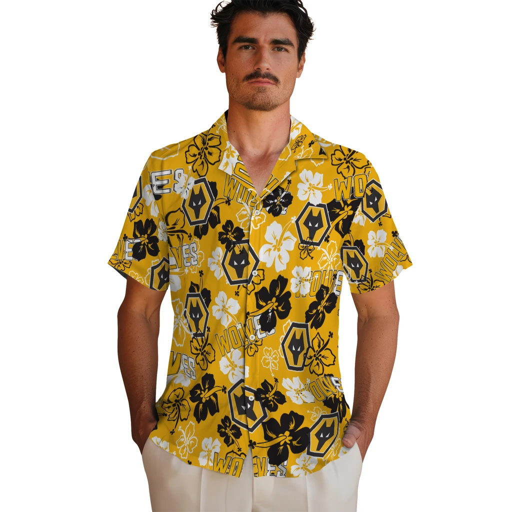 Wolverhampton Wanderers Hibiscus Bloom Hawaiian Shirt – Moonbestprint