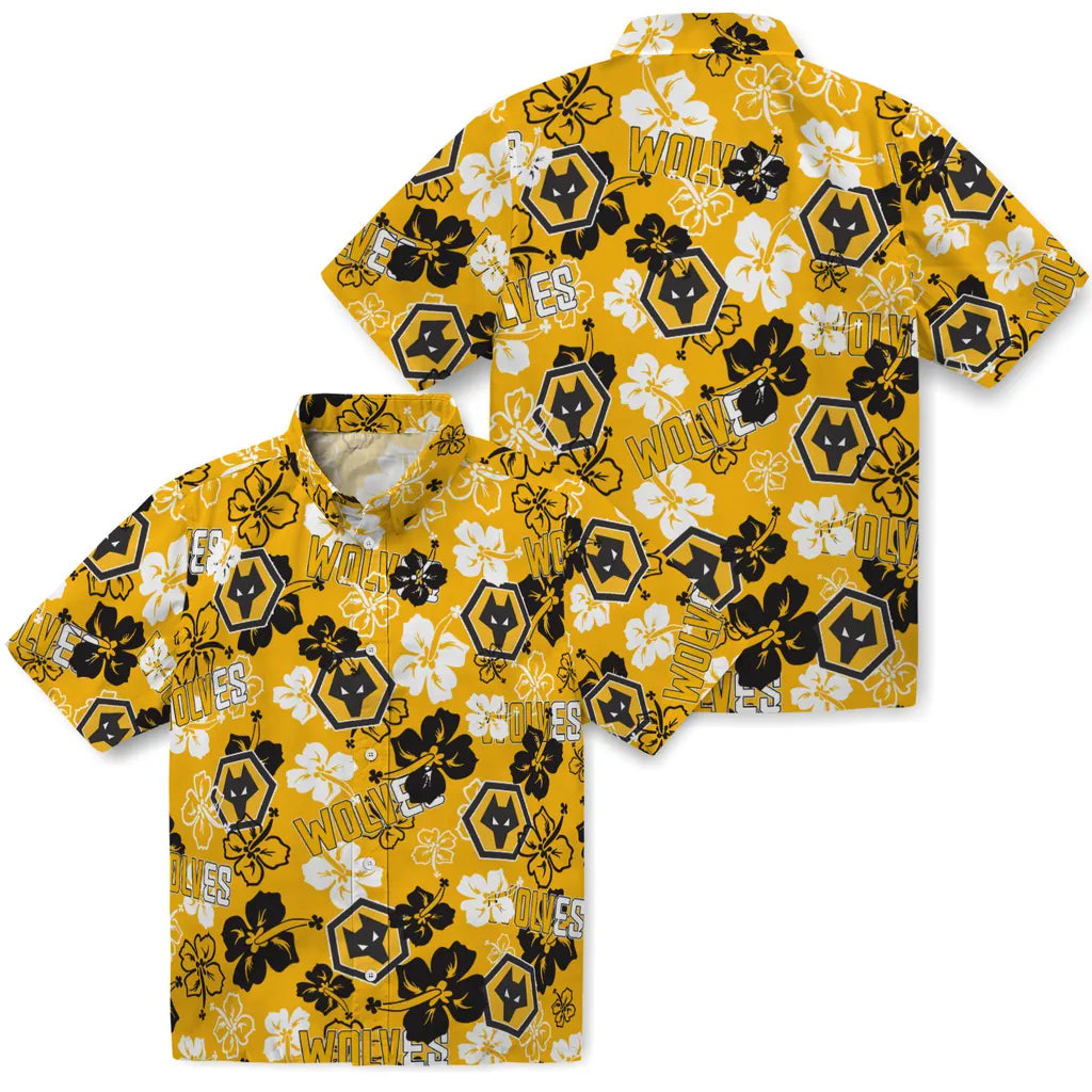 Wolverhampton Wanderers Hibiscus Bloom Hawaiian Shirt – Moonbestprint
