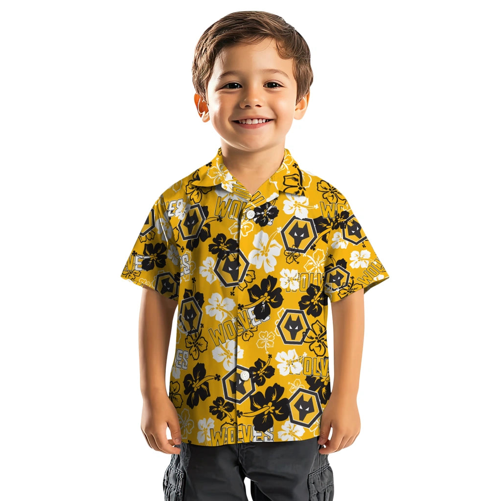 Wolverhampton Wanderers Hibiscus Bloom Hawaiian Shirt – Moonbestprint