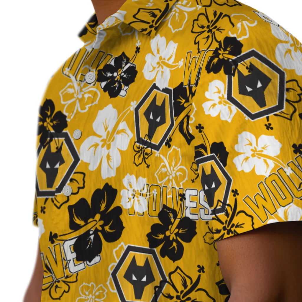 Wolverhampton Wanderers Hibiscus Bloom Hawaiian Shirt – Moonbestprint