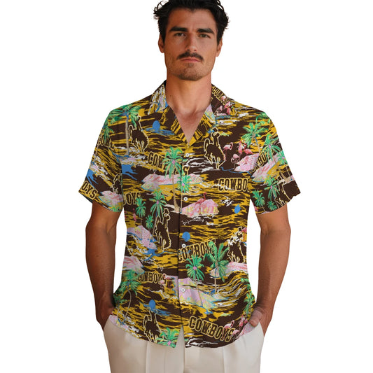 Wyoming Cowboys Flamingo Retreat 2026 Hawaiian Shirt – Moonbestprint