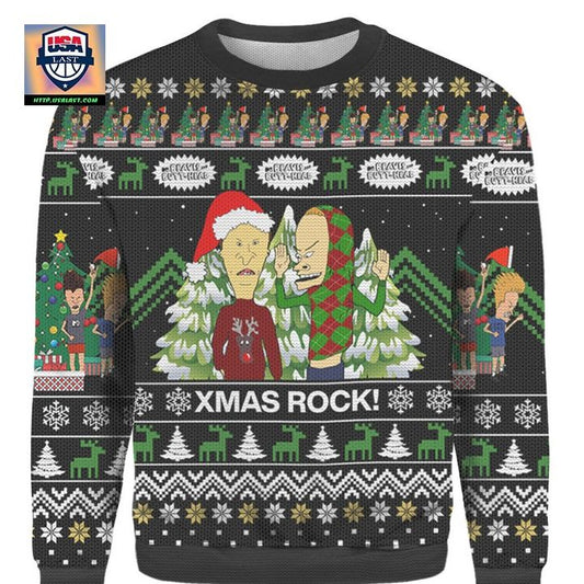 Xmas Rock Merry Christmas 2022 Gift Ugly 3D Sweater ? Usalast