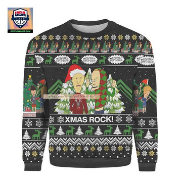 Xmas Rock Merry Christmas 2022 Ugly 3D Sweater ? Usalast