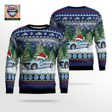 York-Poquoson Sheriff Office Virginia Christmas Sweater 3D ? Usalast