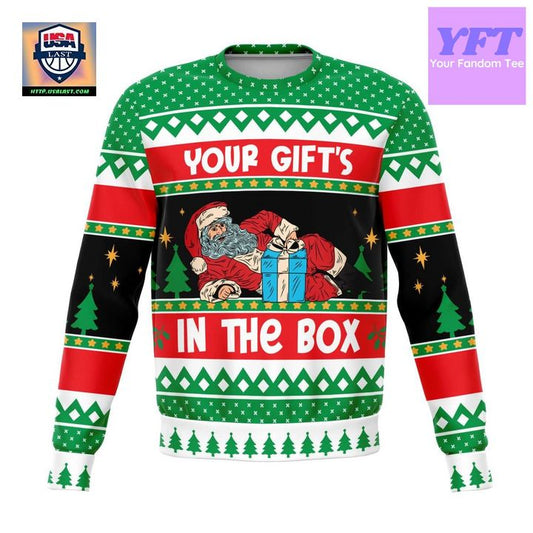 Your In The Box Naughty Meme 2022 Design 3d Ugly Christmas Sweater ? Usalast