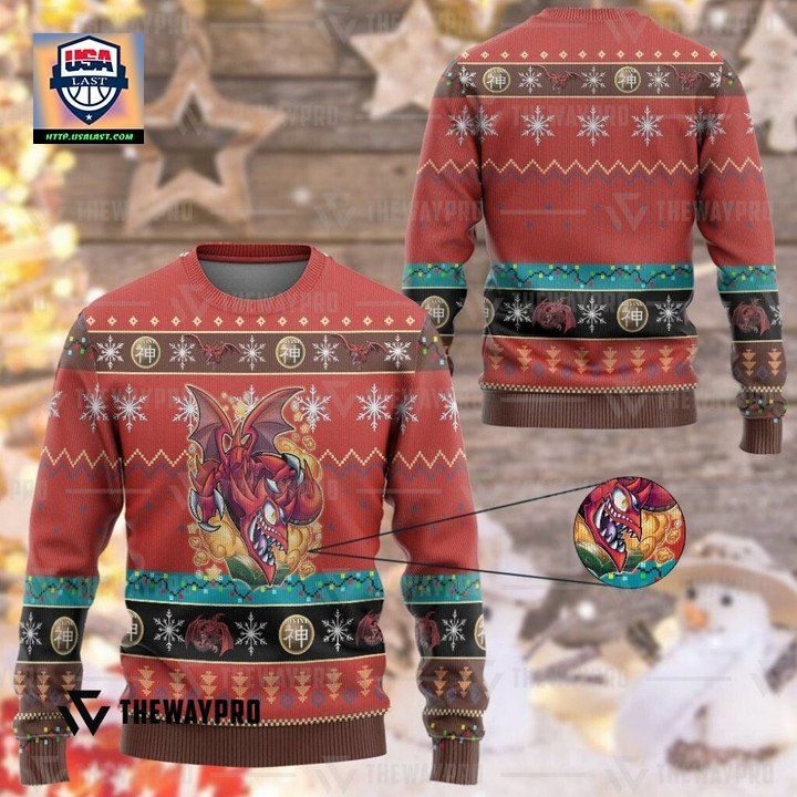 Yugioh Slifer The Toon Dragon By Kraus Christmas Sweater ? Usalast
