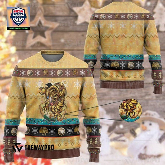 Yugioh The Winged Toon Of Ra Christmas Sweater ? Usalast