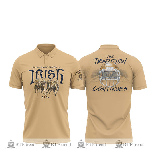 Men's Notre Dame Fighting Irish 2024 The Shirt Polo Moonbestprint