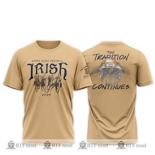 Men's Notre Dame Fighting Irish 2024 The Shirt T-Shirt Moonbestprint