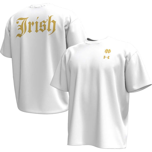 White Notre Dame Fighting Irish 2024 Shamrock Series Heavyweight Shirt Moonbestprint