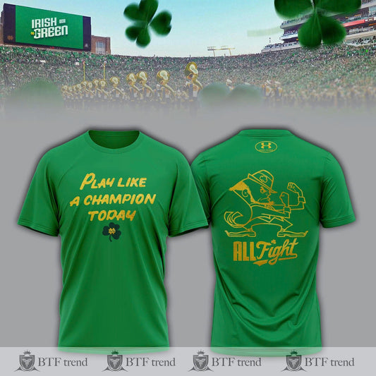 Limited Edition Notre Dame IRISH WEAR GREEN Series 2024 Shirt Moonbestprint
