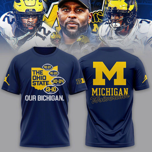Limited Edition Michigan Wolverines Our Bichigan Score Shirt Moonbestprint