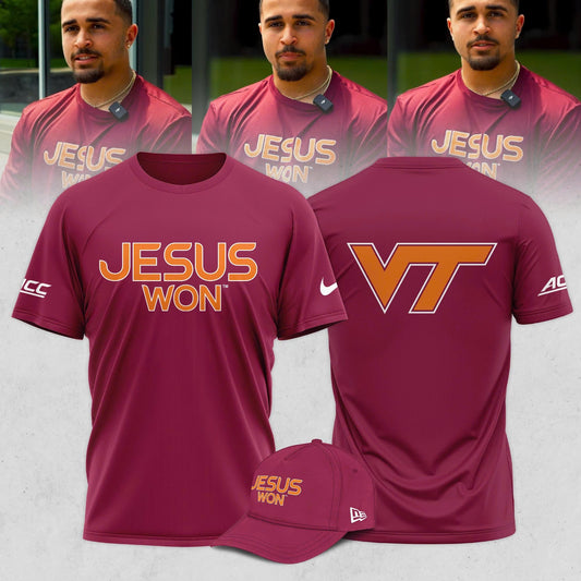 Virginia Tech Hokies Jesus Won Shirt | HR41 Moonbestprint