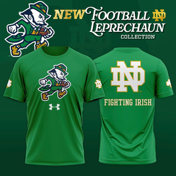 Notre Dame Fighting Irish Football Leprechaun Limited Editions T-Shirt Moonbestprint