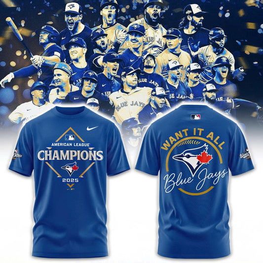 Toronto Blue Jays American League Champions Locker Room Tshirt | Joggers | Cap | HY34 Moonbestprint
