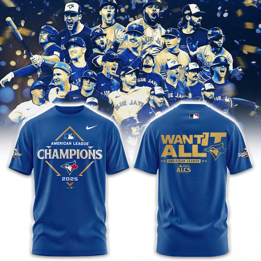 Toronto Blue Jays American League Champions Locker Room Tshirt | Joggers | Cap V2 | QT52 Moonbestprint