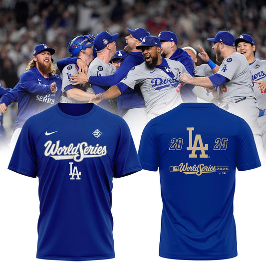 Los Angeles Dodgers Royal 2025 World Series Authentic Collection | RC59 Moonbestprint