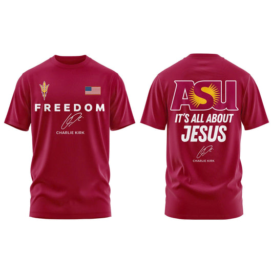 Arizona State Sun Devils "FREEDOM" Limited Edition Tshirt | PA32 Moonbestprint
