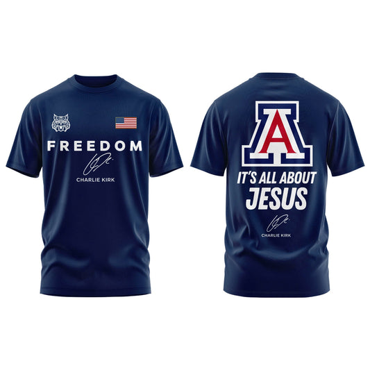 Arizona Wildcats "FREEDOM" Limited Edition Tshirt | ES57 Moonbestprint