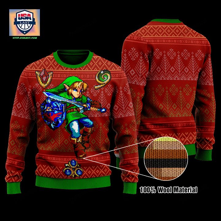 Zelda Link Gems Premium Christmas Sweater ? Usalast