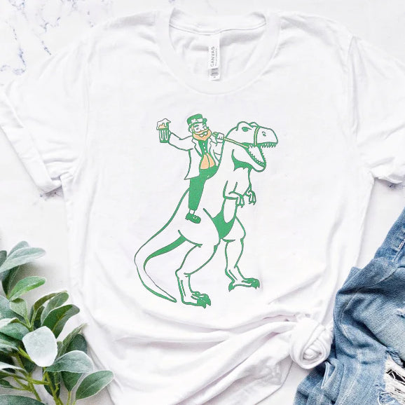 Men's Dublin Dino Tee - T shirt - Qttrendycustom