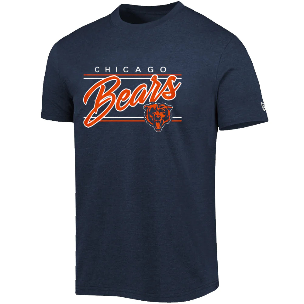 Chicago Bears Script Block NFL T-Shirt