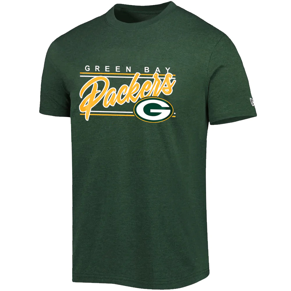 Green Bay Packers Script Block NFL T-Shirt