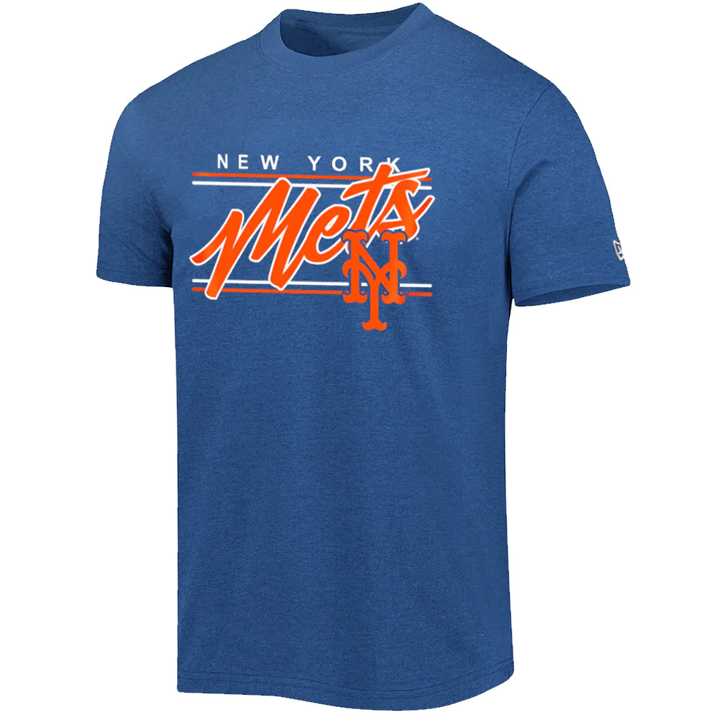 New York Mets Script Block MLB T-Shirt